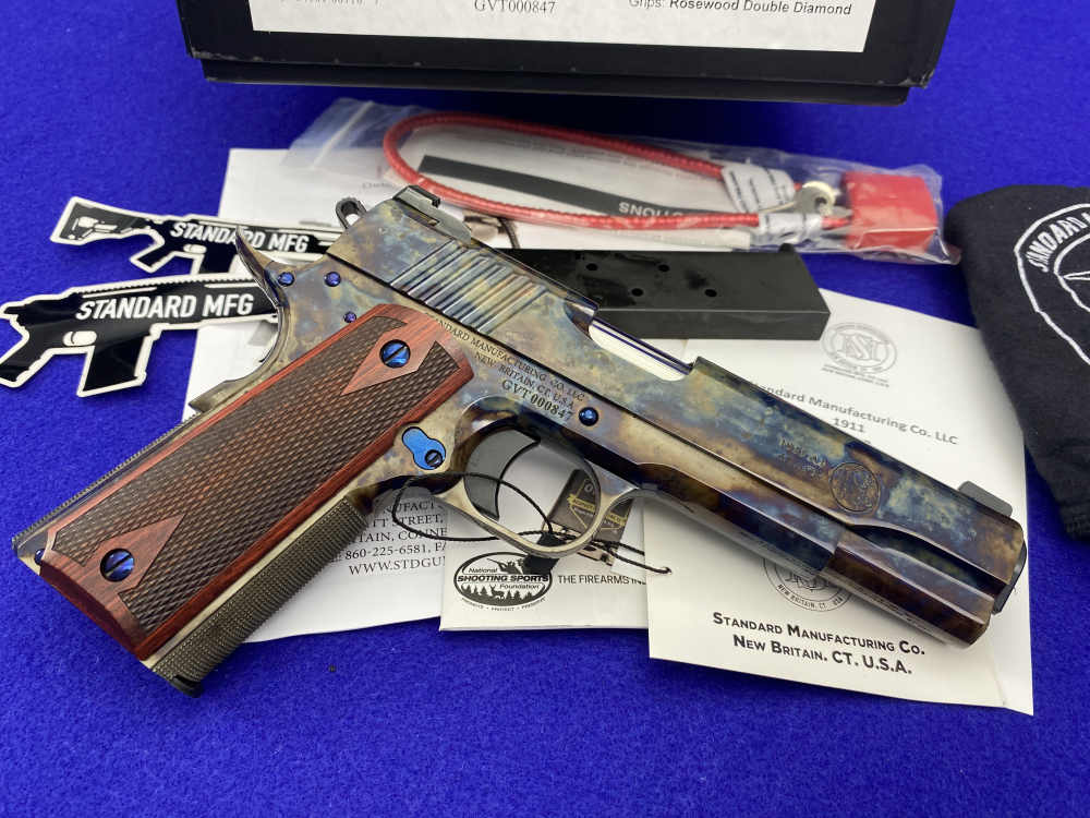 Standard Manufacturing 1911 .45 5" *FULL CASE HARDENED WITH FIRE BLUE*-img-14