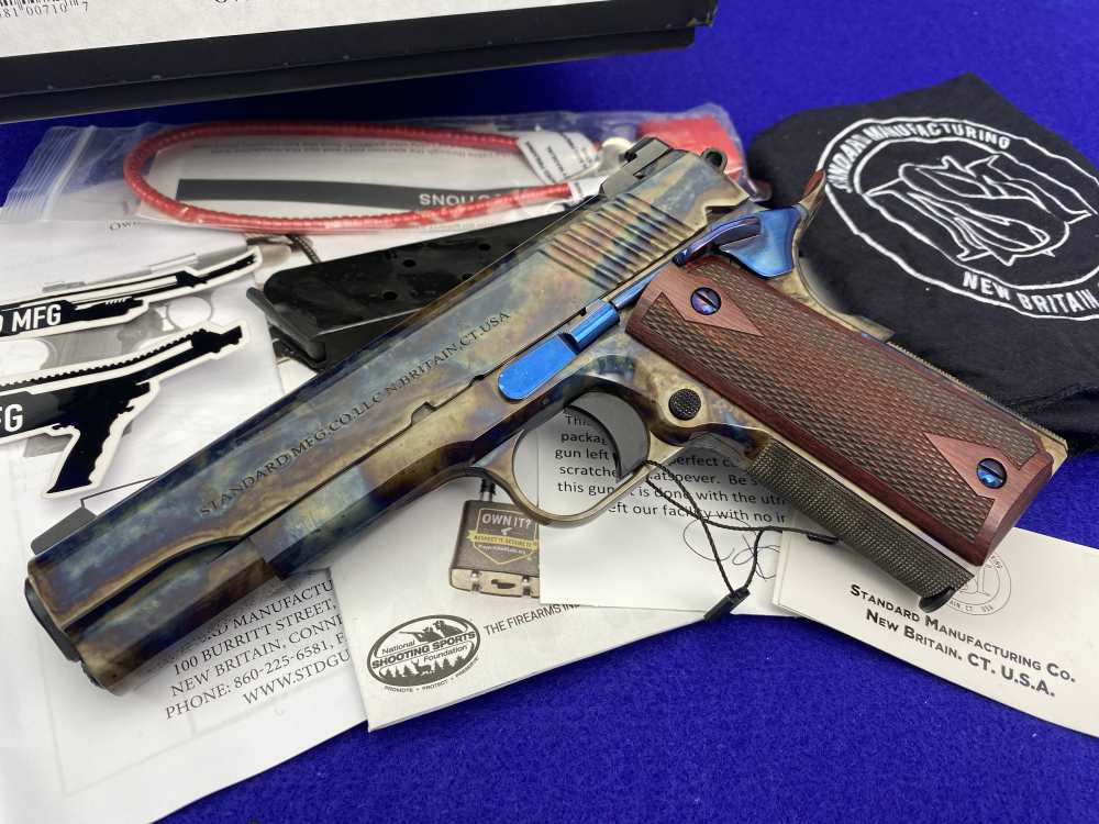 Standard Manufacturing 1911 .45 5" *FULL CASE HARDENED WITH FIRE BLUE*-img-2