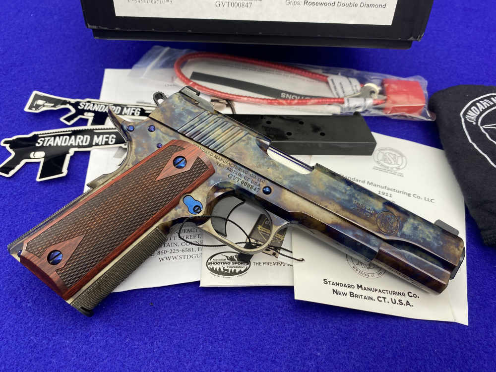 Standard Manufacturing 1911 .45 5" *FULL CASE HARDENED WITH FIRE BLUE*-img-12