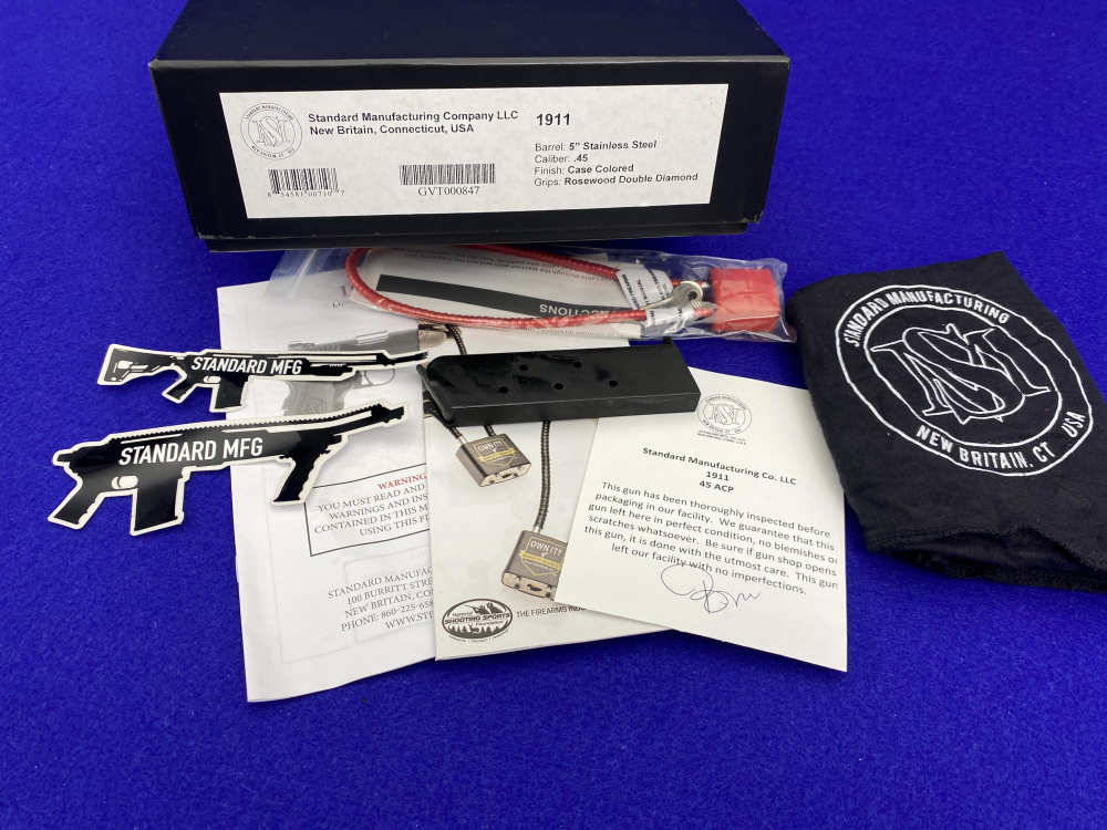 Standard Manufacturing 1911 .45 5" *FULL CASE HARDENED WITH FIRE BLUE*-img-41