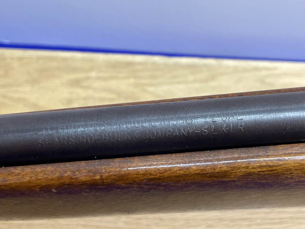 J.C. Higgins Model 103.18 .22LR 24" Blued *VINTAGE BOLT-ACTION SINGLE-SHOT*-img-21
