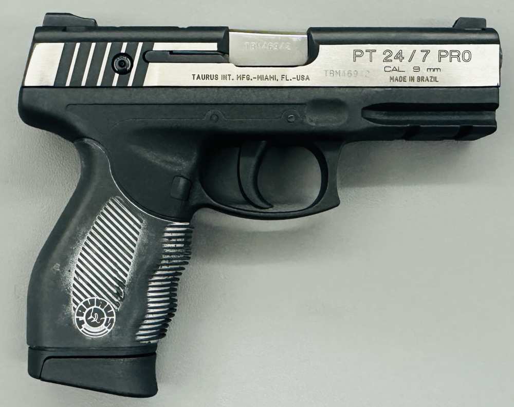 Taurus PT 24/7 Pro SS - 9mm Luger - 2 Mags - 17 Rounds - No Reserve-img-1