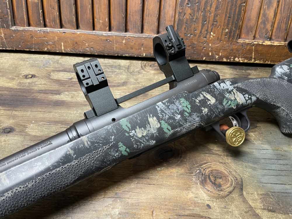 Savage 110 6.5 PRC Bolt Action Rifle, Hogue Stock, 20MOA scope Mount 30mm-img-2