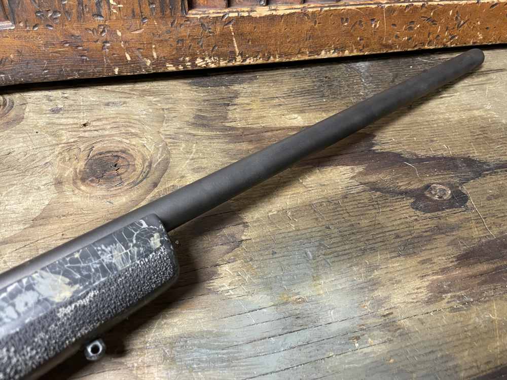 Savage 110 6.5 PRC Bolt Action Rifle, Hogue Stock, 20MOA scope Mount 30mm-img-5