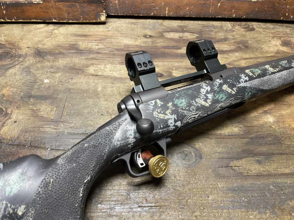 Savage 110 6.5 PRC Bolt Action Rifle, Hogue Stock, 20MOA scope Mount 30mm-img-7