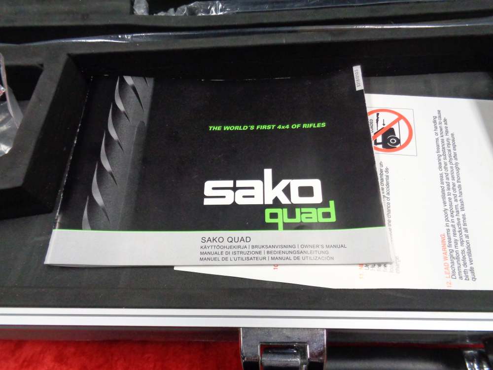 Original SAKO QUAD 4 Barrel Set Case Mag Tools 17 HMR Mach 22 LR WE TRADE-img-11