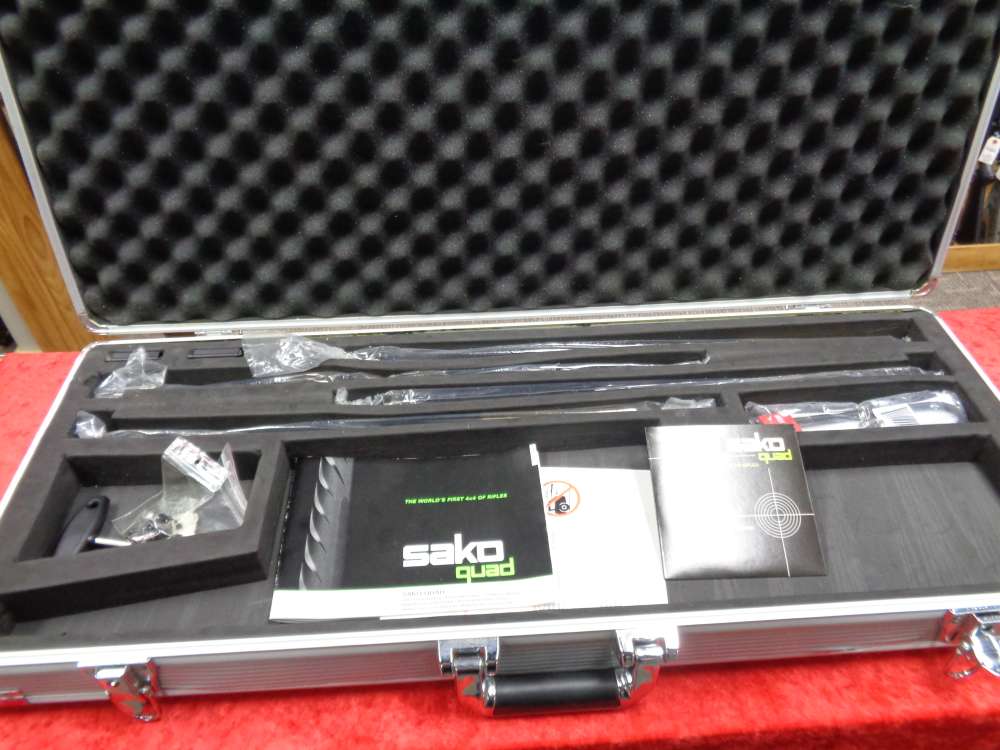 Original SAKO QUAD 4 Barrel Set Case Mag Tools 17 HMR Mach 22 LR WE TRADE-img-0