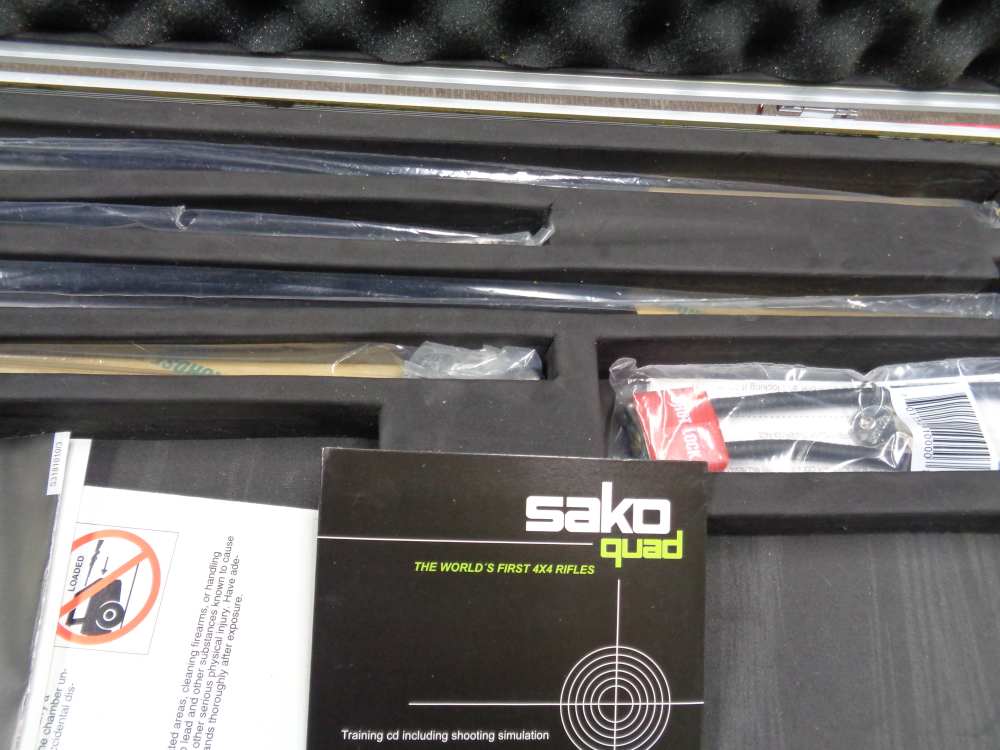 Original SAKO QUAD 4 Barrel Set Case Mag Tools 17 HMR Mach 22 LR WE TRADE-img-7