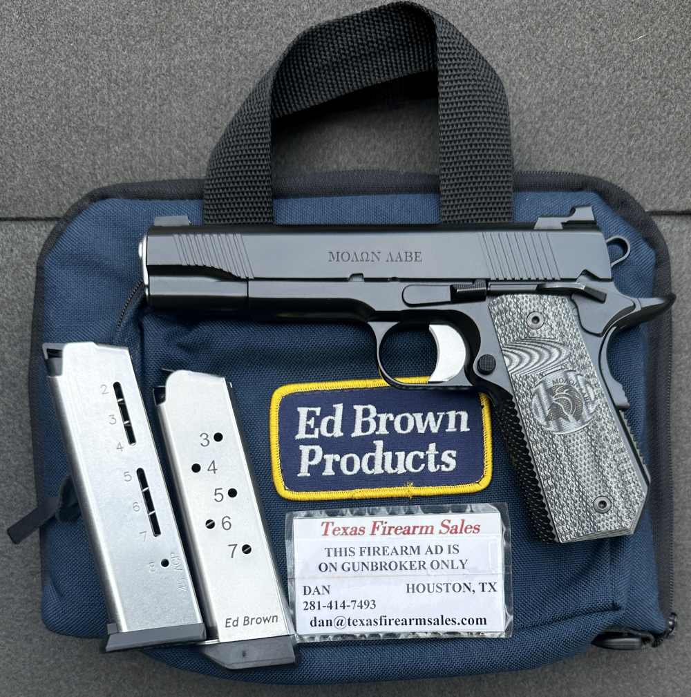 Rara Ed Brown Custom MOLON LABE Champion .45 ACP, Made in 2011 Only-img-0