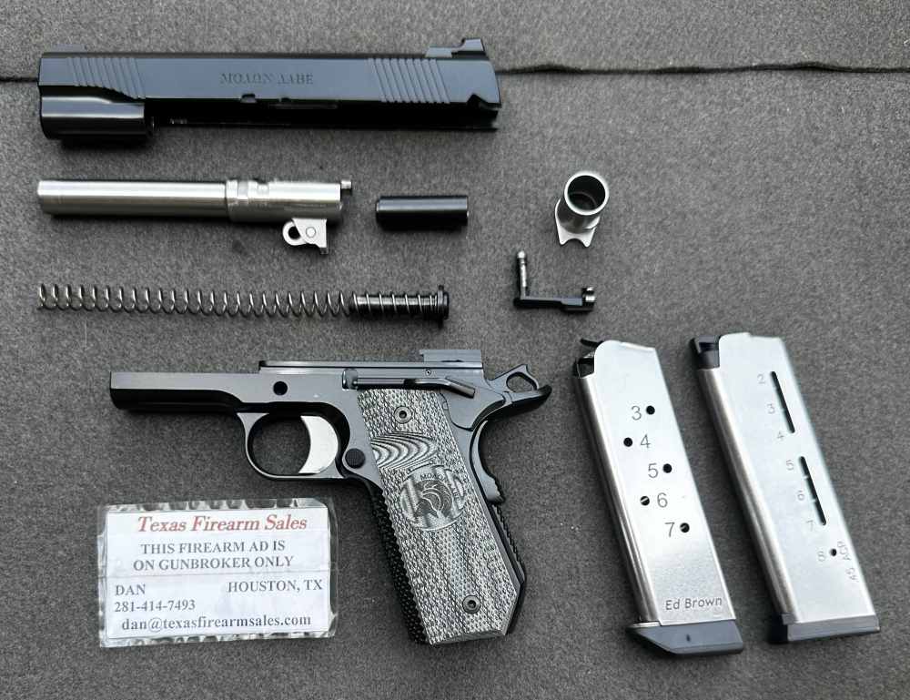Rara Ed Brown Custom MOLON LABE Champion .45 ACP, Made in 2011 Only-img-33