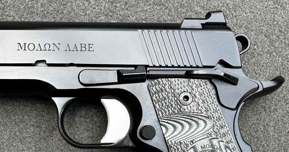 Rara Ed Brown Custom MOLON LABE Champion .45 ACP, Made in 2011 Only-img-4