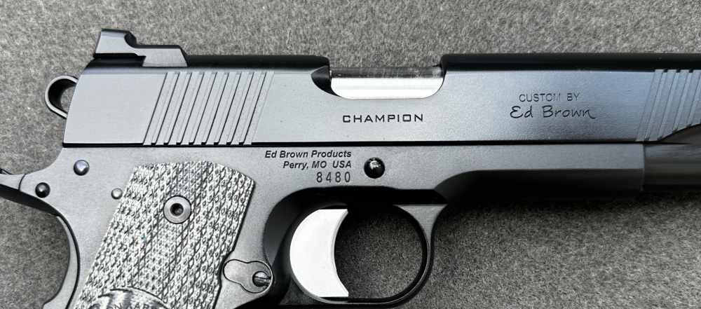Rara Ed Brown Custom MOLON LABE Champion .45 ACP, Made in 2011 Only-img-14