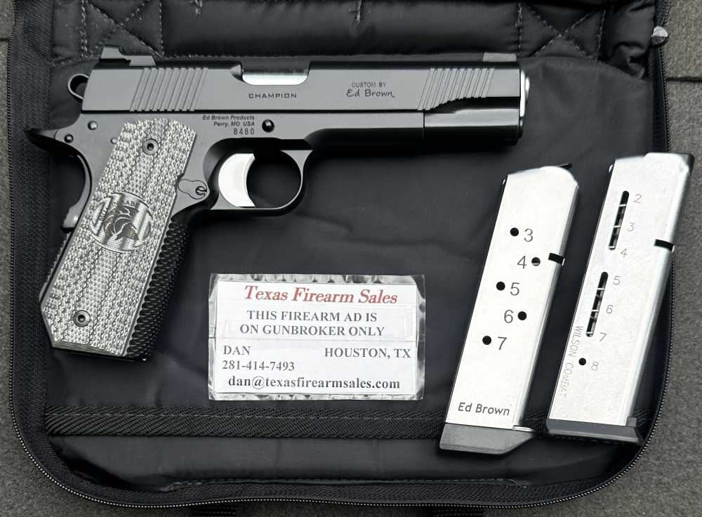 Rara Ed Brown Custom MOLON LABE Champion .45 ACP, Made in 2011 Only-img-50