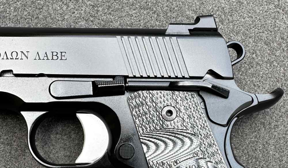 Rara Ed Brown Custom MOLON LABE Champion .45 ACP, Made in 2011 Only-img-3