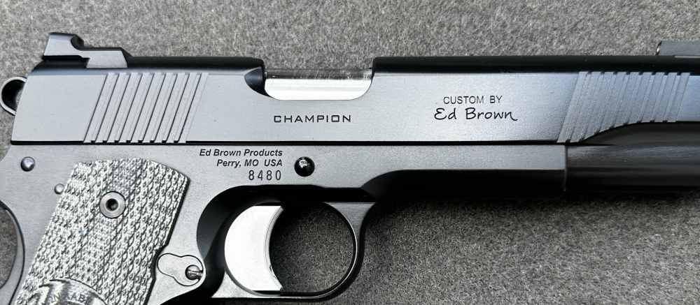 Rara Ed Brown Custom MOLON LABE Champion .45 ACP, Made in 2011 Only-img-15
