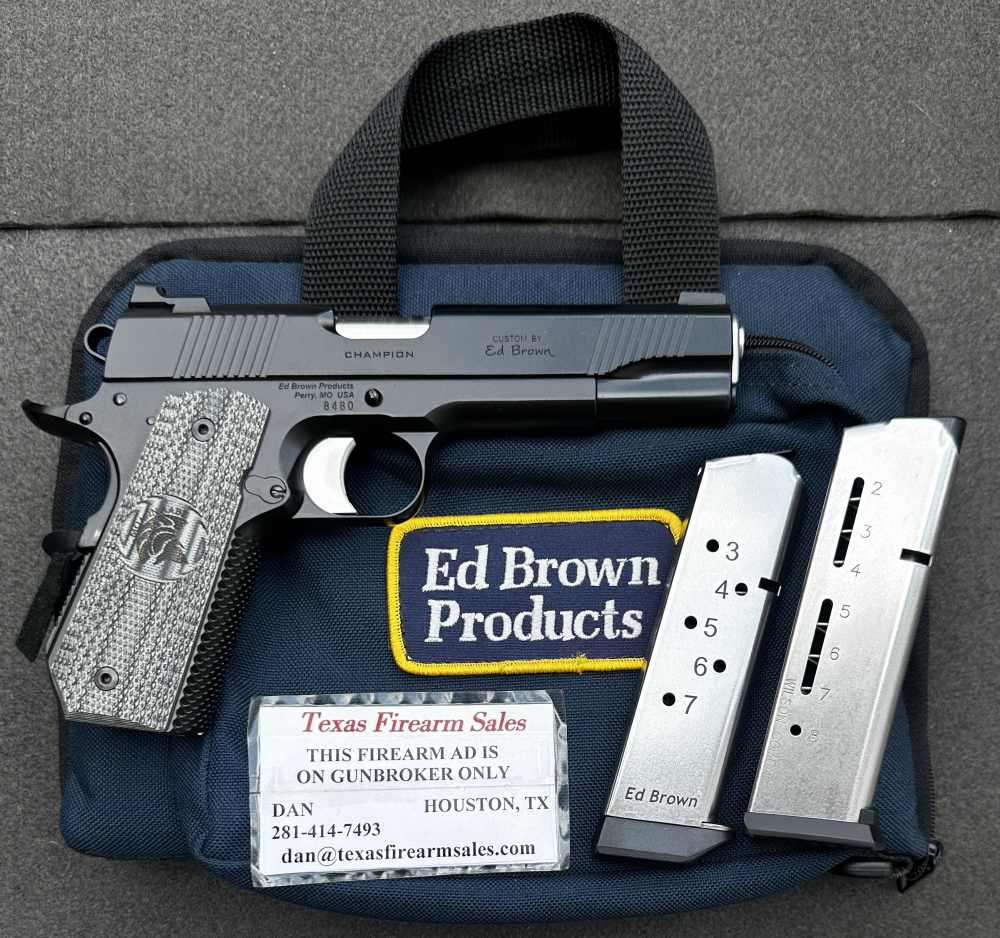 Rara Ed Brown Custom MOLON LABE Champion .45 ACP, Made in 2011 Only-img-9