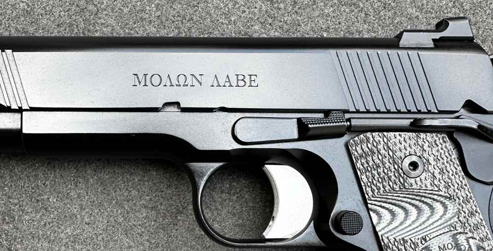 Rara Ed Brown Custom MOLON LABE Champion .45 ACP, Made in 2011 Only-img-5