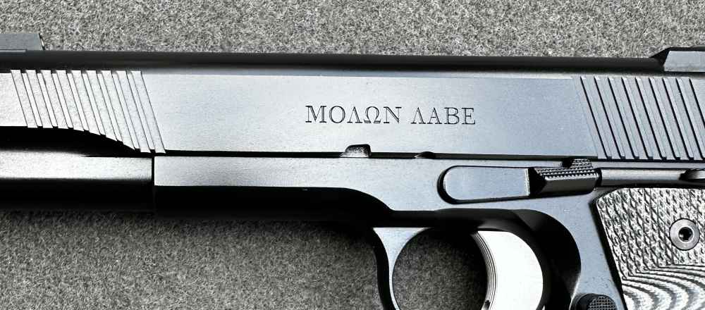 Rara Ed Brown Custom MOLON LABE Champion .45 ACP, Made in 2011 Only-img-6