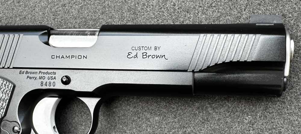 Rara Ed Brown Custom MOLON LABE Champion .45 ACP, Made in 2011 Only-img-17