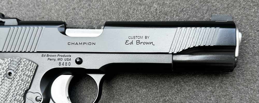 Rara Ed Brown Custom MOLON LABE Champion .45 ACP, Made in 2011 Only-img-16