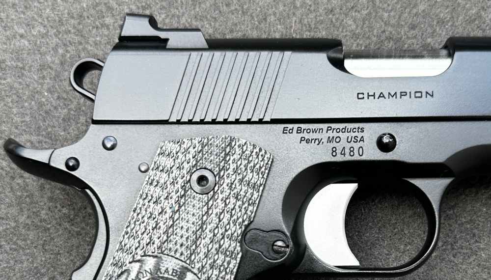 Rara Ed Brown Custom MOLON LABE Champion .45 ACP, Made in 2011 Only-img-13
