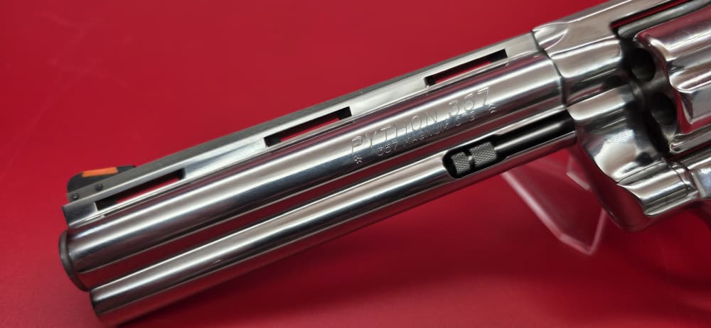 Extremely Rare 1988 Colt Python 6" Stainless-img-1