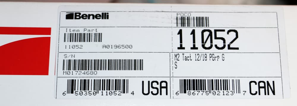 NEW! Benelli M2 Tactical 12GA 3" 18.5" Black 5+1 Semi-Auto Shotgun 11052-img-49