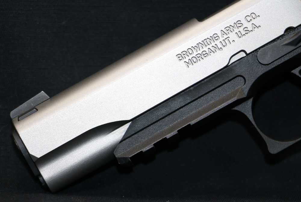New! Browning 1911-380 Stainless Semi-Auto 380ACP 4.25" 8rd Pistol -img-1