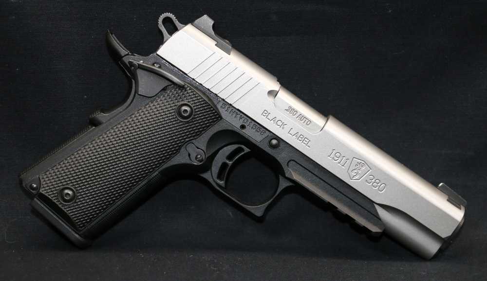 New! Browning 1911-380 Stainless Semi-Auto 380ACP 4.25" 8rd Pistol -img-5