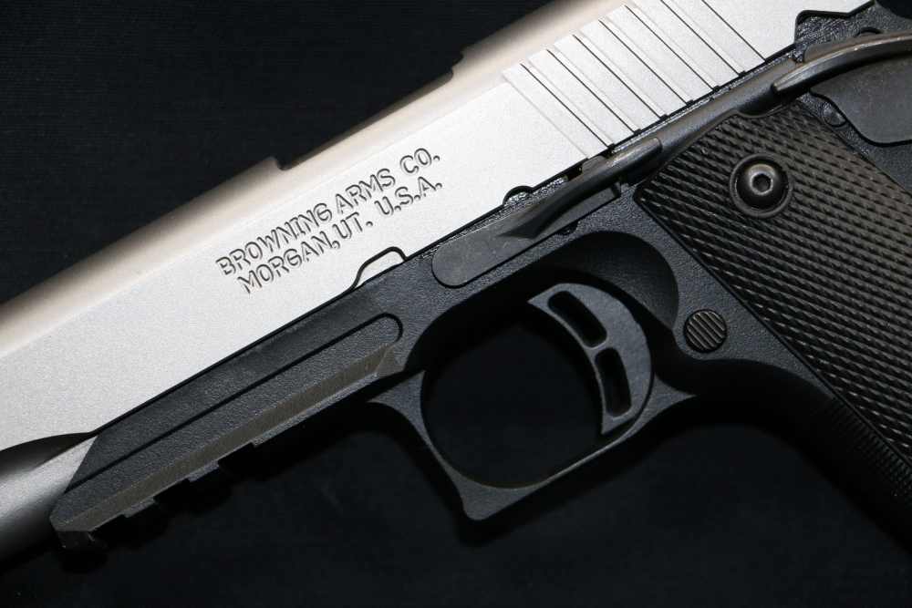 New! Browning 1911-380 Stainless Semi-Auto 380ACP 4.25" 8rd Pistol -img-2