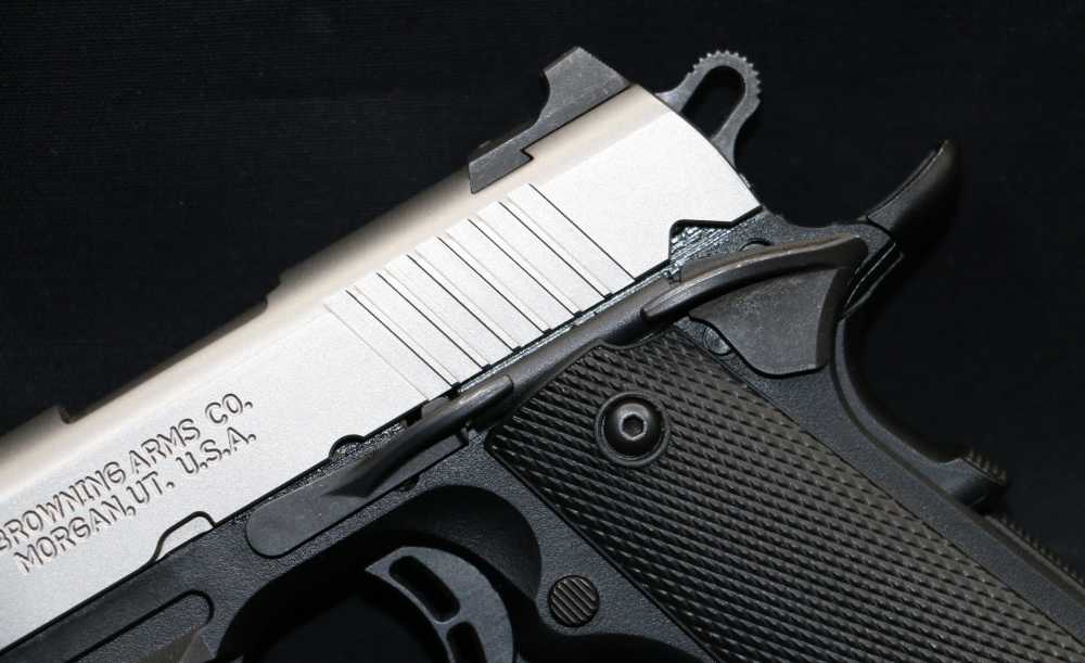 New! Browning 1911-380 Stainless Semi-Auto 380ACP 4.25" 8rd Pistol -img-3