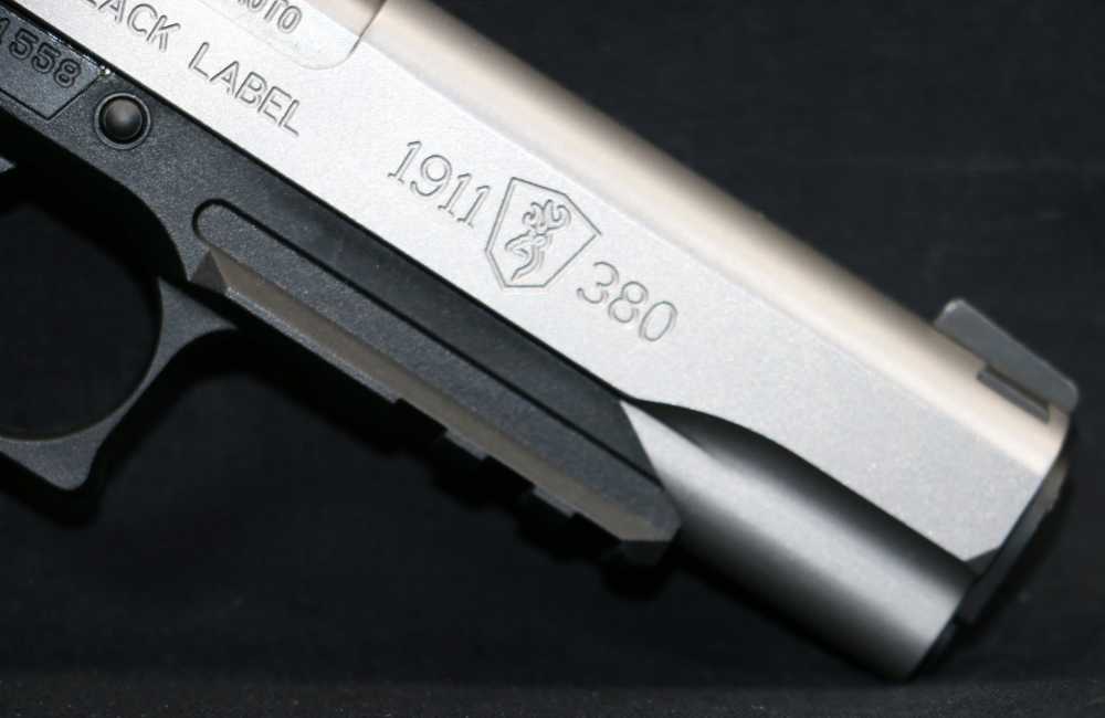 New! Browning 1911-380 Stainless Semi-Auto 380ACP 4.25" 8rd Pistol -img-6