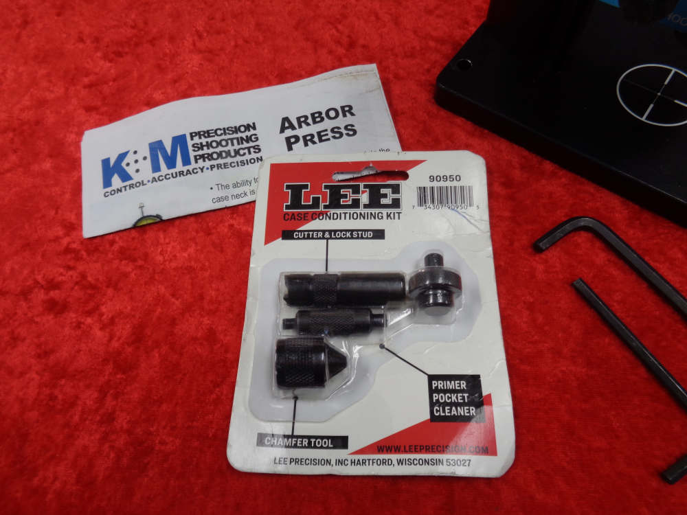 KM Precision Arbor Press Wilson Tools Case Trimmer Kit Rifle Reloading Part-img-7
