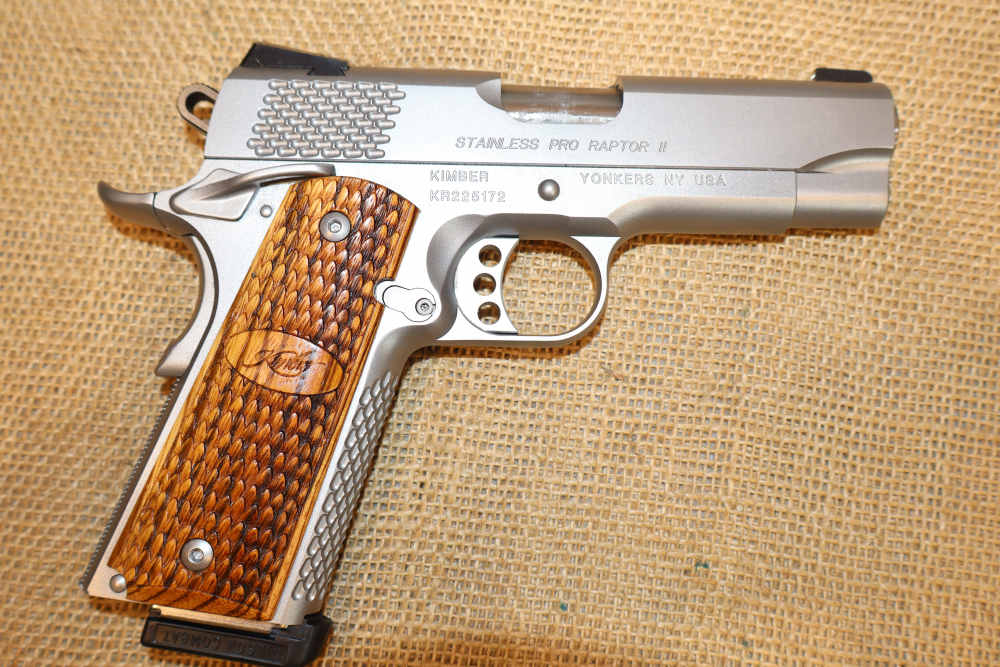 Stainless 1911 PRO RAPTOR II 45 acp Semi Auto Pistol in Factory Box -img-4