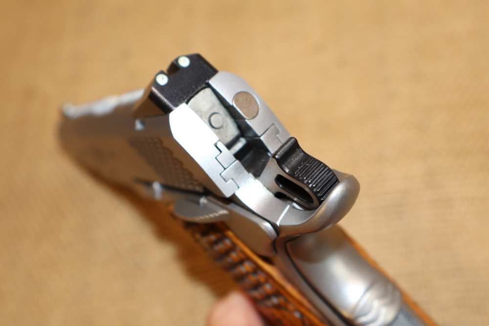 Stainless 1911 PRO RAPTOR II 45 acp Semi Auto Pistol in Factory Box -img-15
