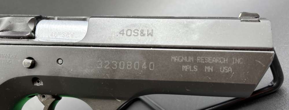 When the desert eagles too heavy IWI Baby Eagle , 40 S&W -img-4