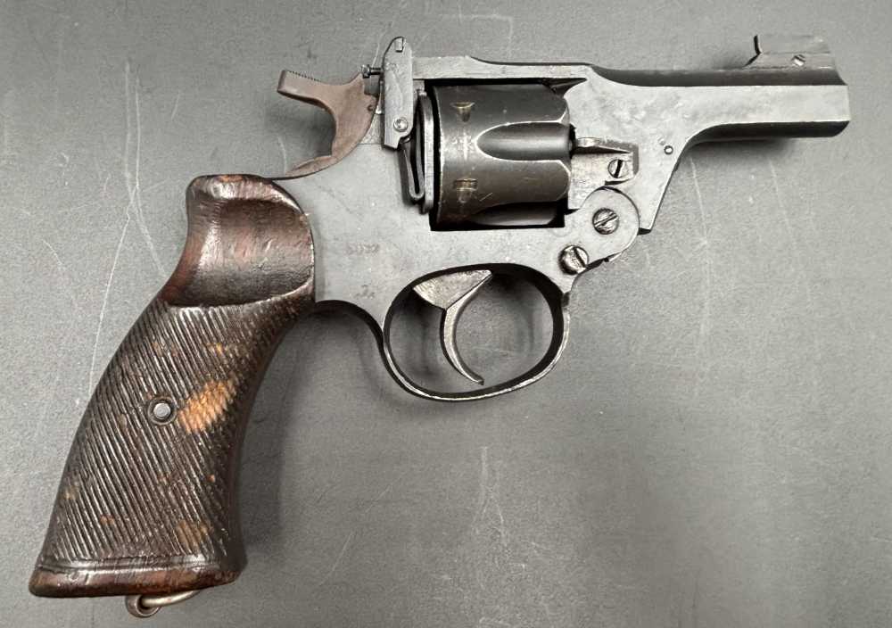 Webley MK IV .38 S&W caliber revolver. 3"-img-1