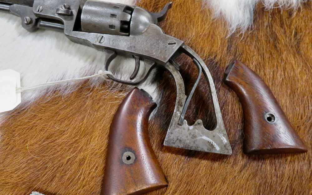 Lot # 26-Antique Manhattan Pocket Model Percussion Revolver -img-9
