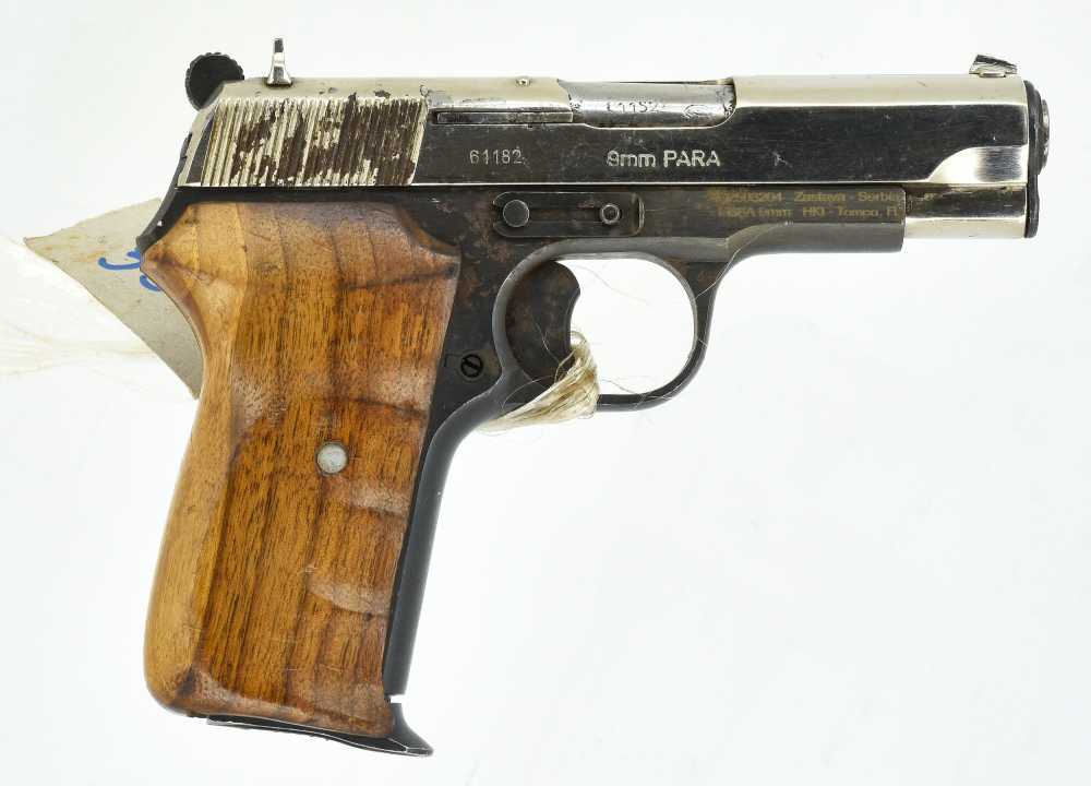 Zastava Yugoslavian M88 9mm Luger Blued & Nickel Steel Service Pistol like -img-9