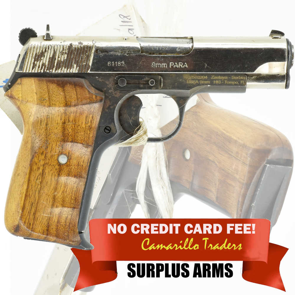 Zastava Yugoslavian M88 9mm Luger Blued & Nickel Steel Service Pistol like -img-0