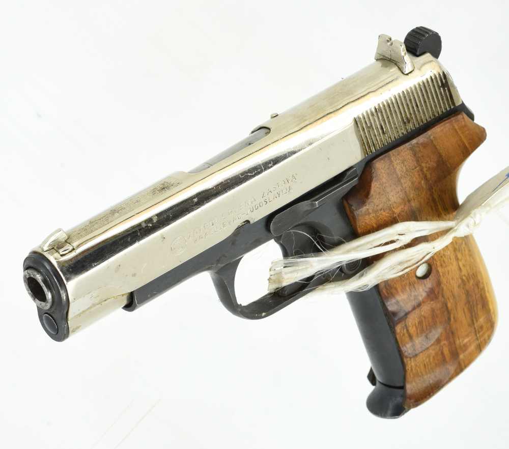 Zastava Yugoslavian M88 9mm Luger Blued & Nickel Steel Service Pistol like -img-8