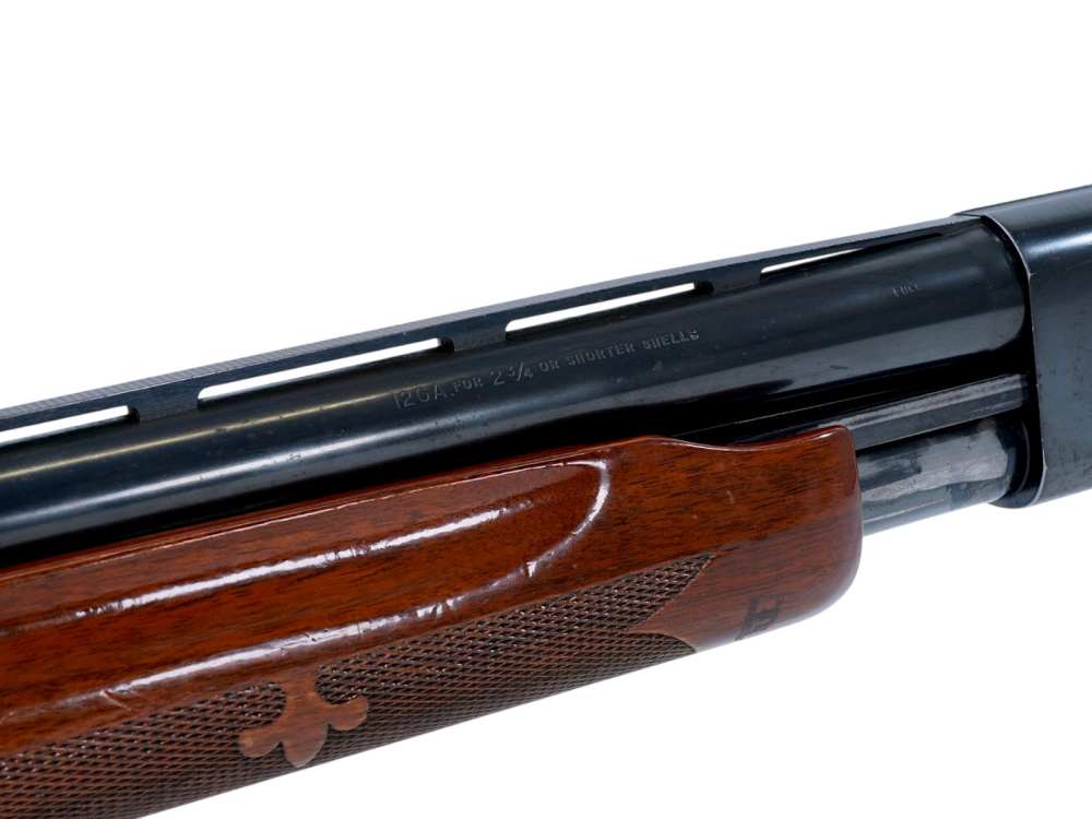 Remington 870 Wingmaster 12 GA 30" Vent Rib Pump Shotgun Rem Walnut 2 3/4"-img-4