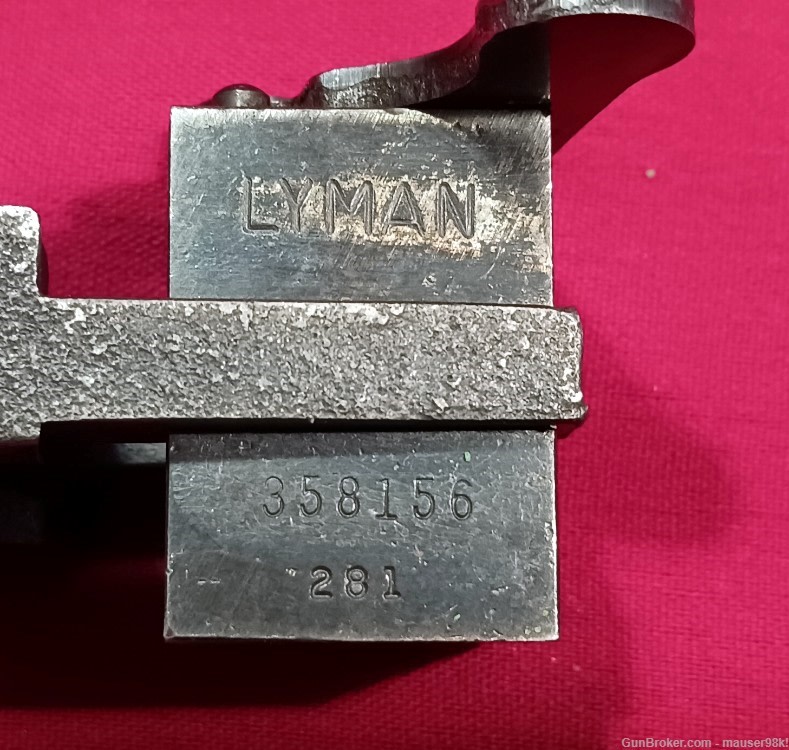 Lyman Bullet Mold #38 Special 155 Grain Semi-Wadcutter Gas Check used -img-1