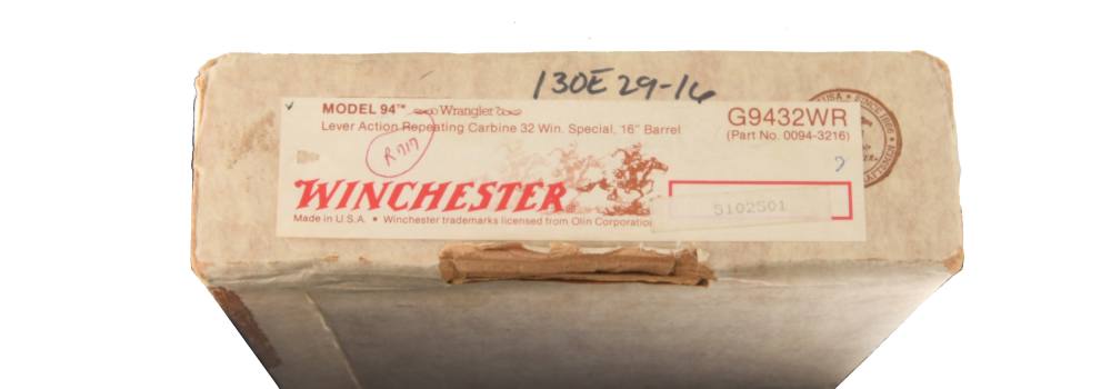 LIKE NEW 1982 Winchester 94 Wrangler 32 Win 16" Large Loop SRC LNIB G9432WR-img-13
