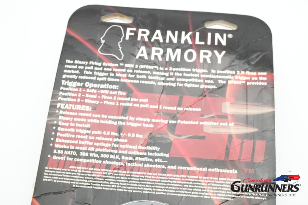 Franklin Armory BFSIII Binary Firing System Trigger Kit for AR-15-img-7