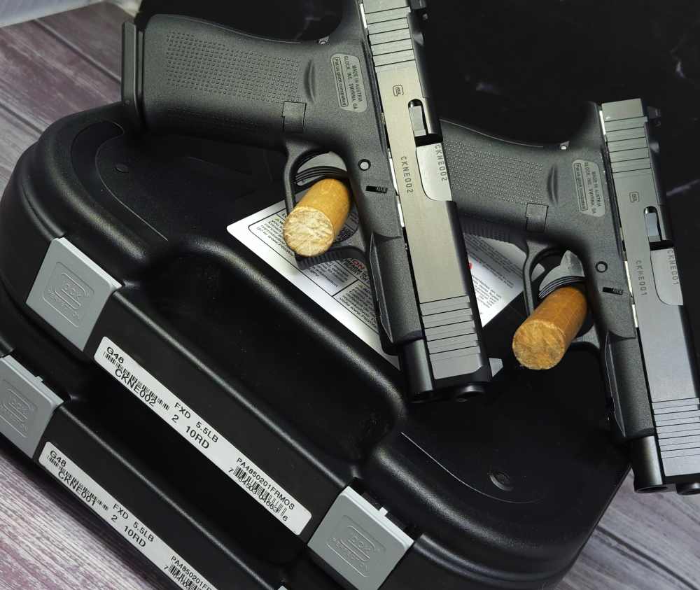 “RARE PACKAGE” Two Consecutive Serial Numbered Glock 48 MOS Pistols-img-1