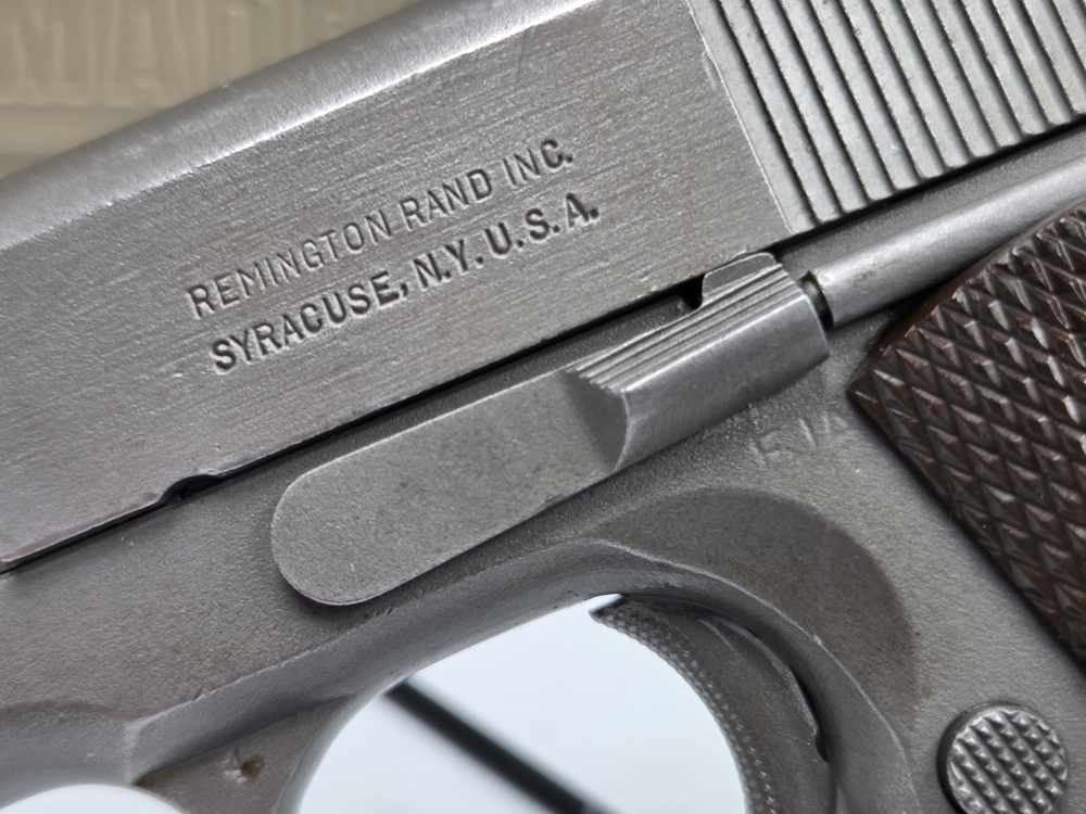 1945 WWII Remington Rand U.S. Army M1911 A1 .45ACP CMP Field Grade-img-7