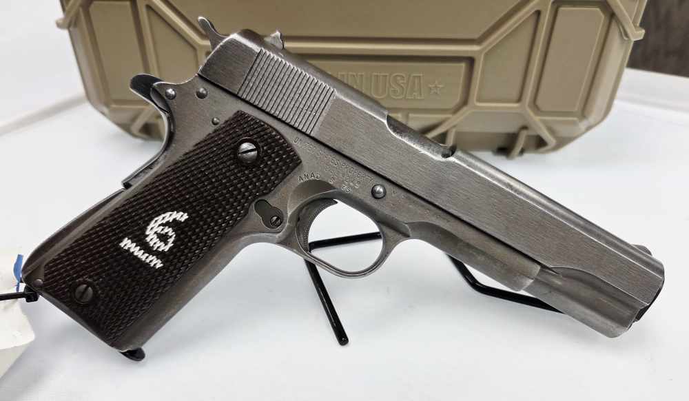 1945 WWII Remington Rand U.S. Army M1911 A1 .45ACP CMP Field Grade-img-2