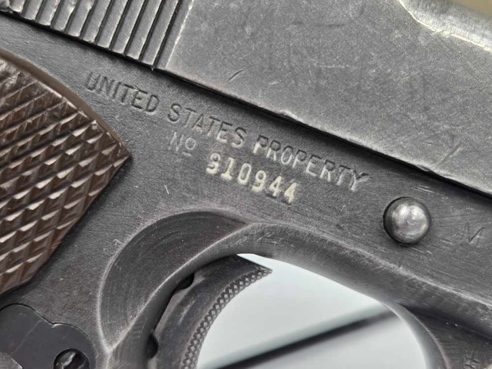 1943 WWII Ithaca Gun Co U.S. Army M1911 A1 .45ACP CMP Field Grade-img-3
