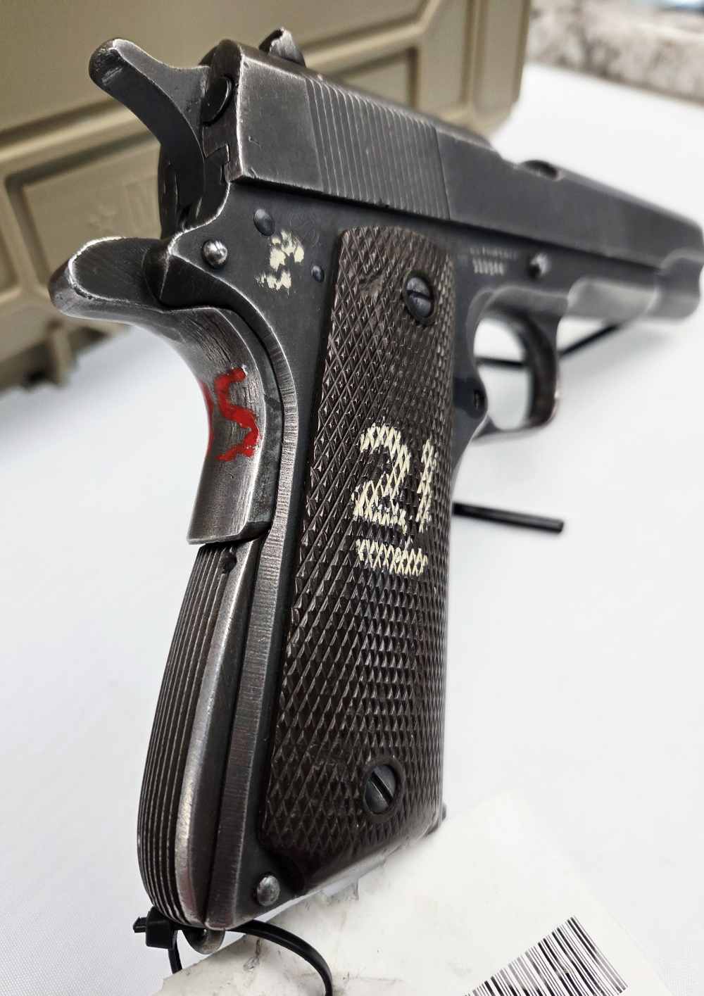 1943 WWII Ithaca Gun Co U.S. Army M1911 A1 .45ACP CMP Field Grade-img-6